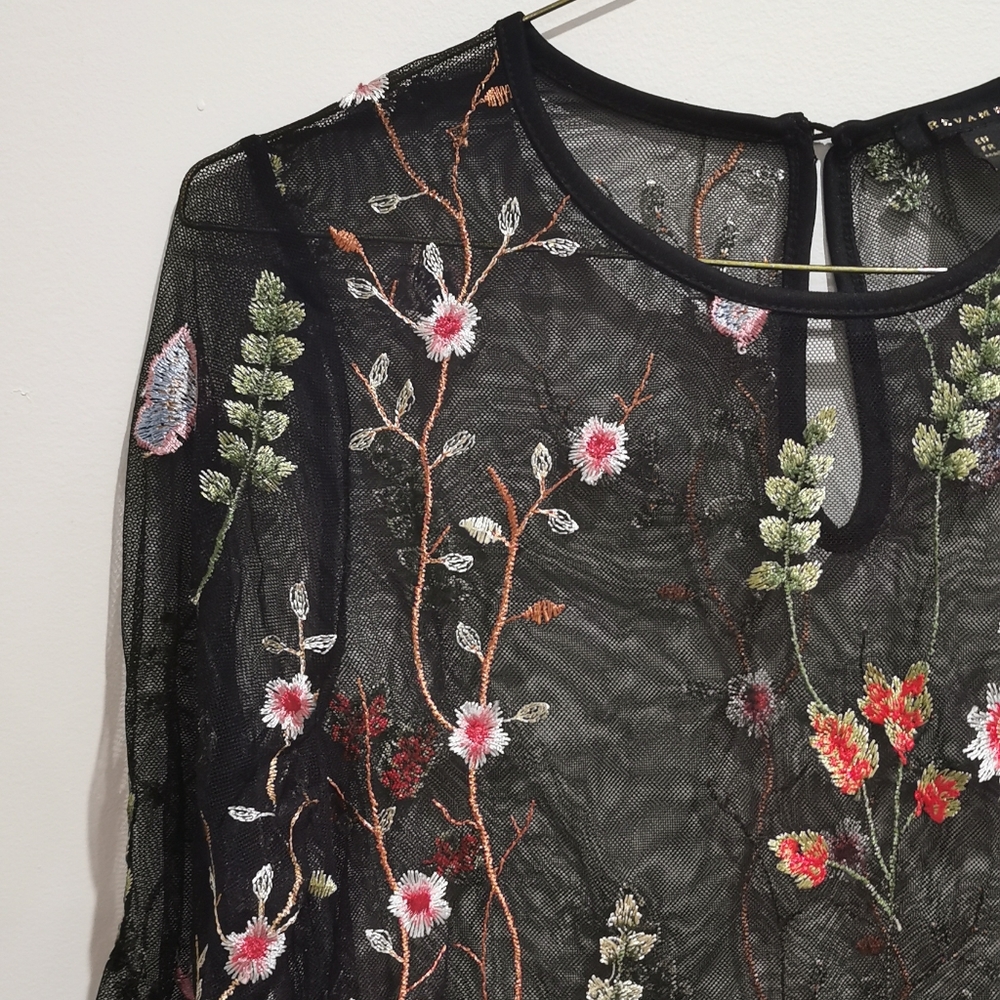 🌸 Sheer Floral Dress 🌸